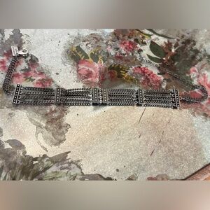 American Eagle Silver Multi Chain Choker